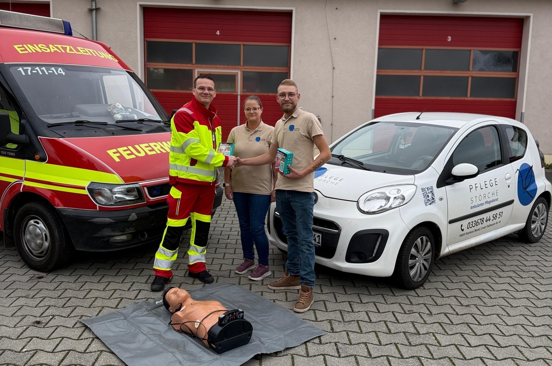 Spendenaktion für unsere First Responder