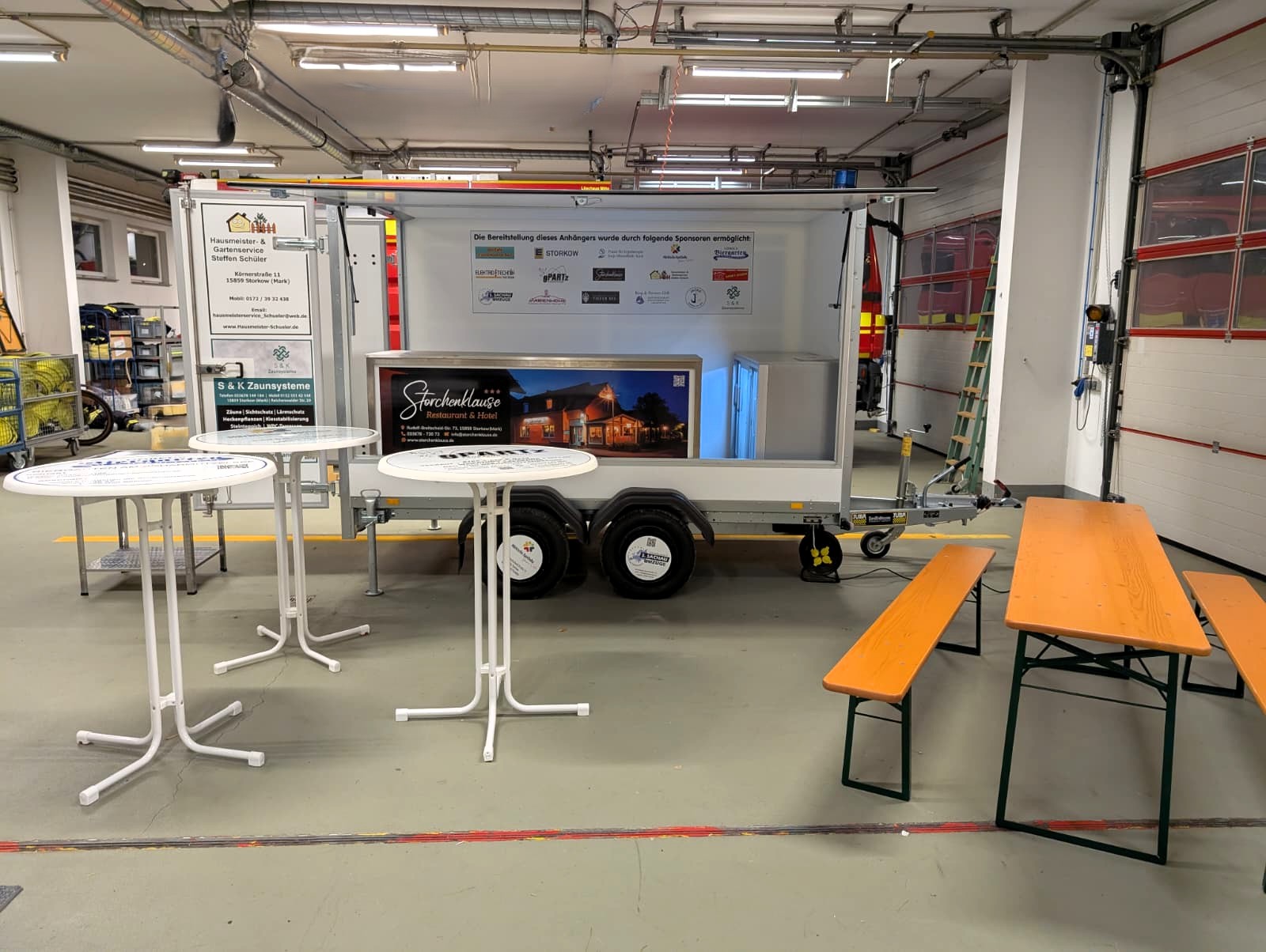 Neuer Feuerwehr Anhänger